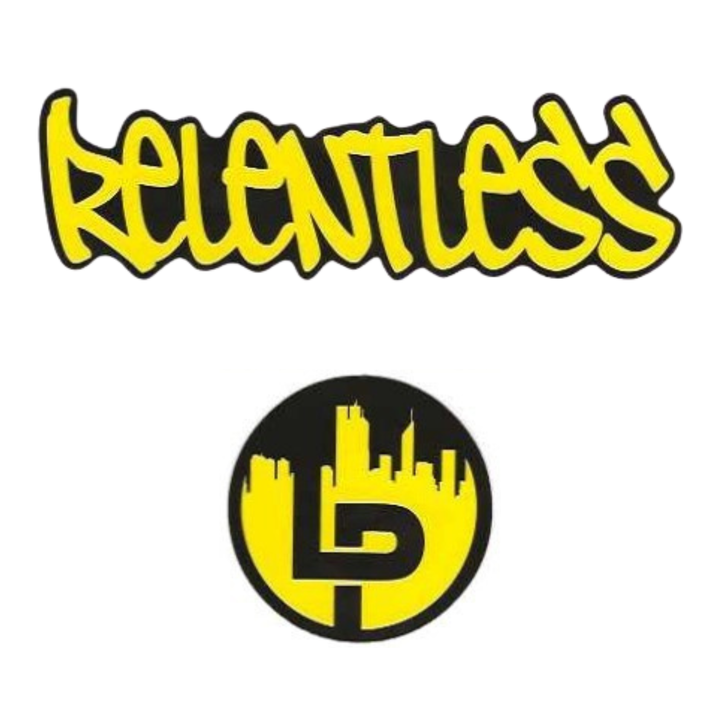 YELLOW RELENTLESS STICKERS