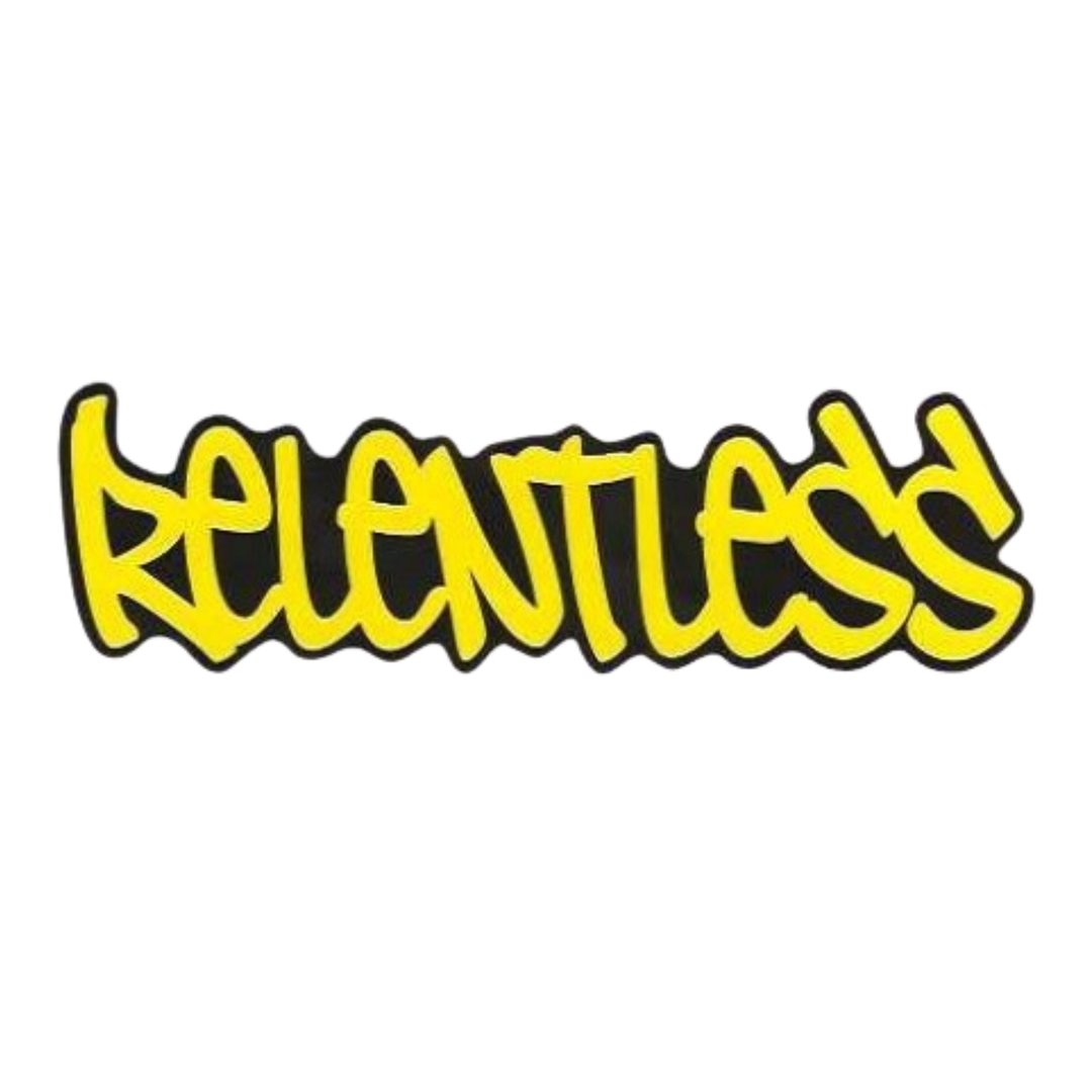 YELLOW RELENTLESS STICKERS